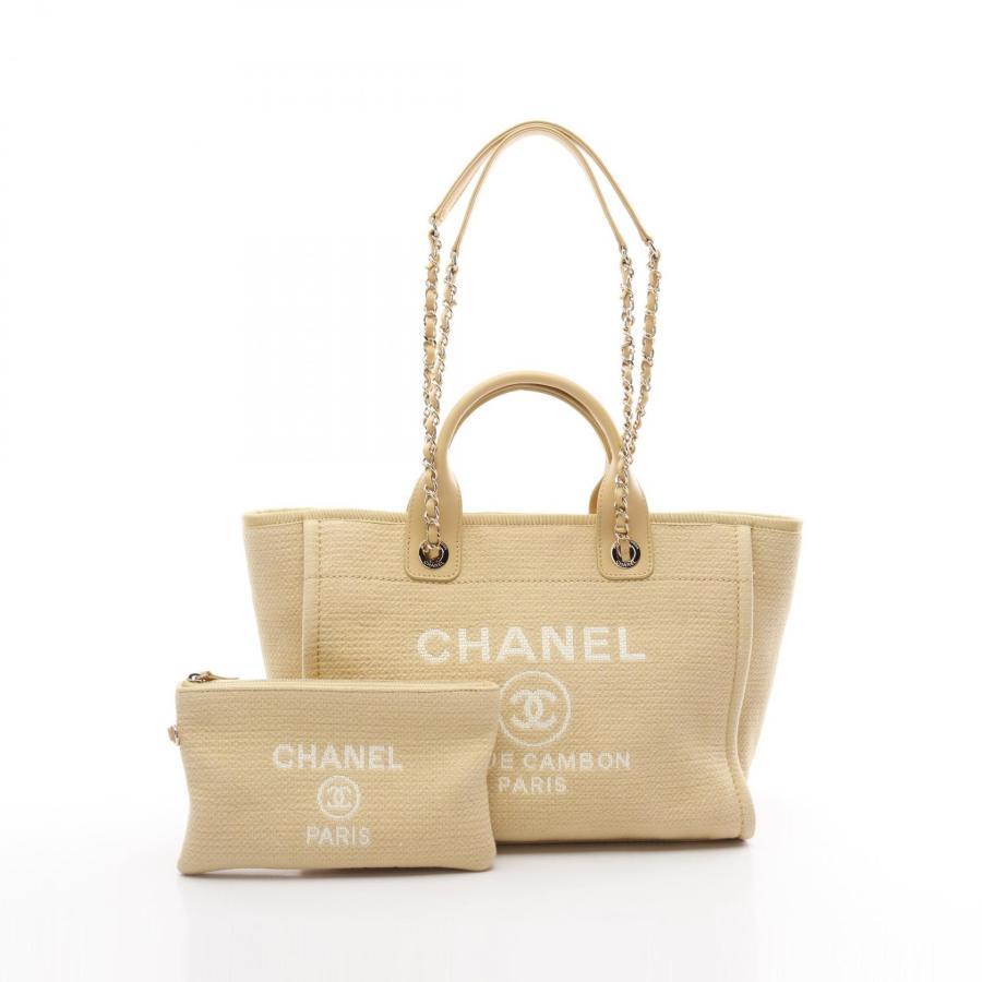 CHANEL シャネル ドーヴィル スモール ブランドオフ キャンバス CHANEL シャネル ドーヴィル スモール ブランドオフ キャンバス