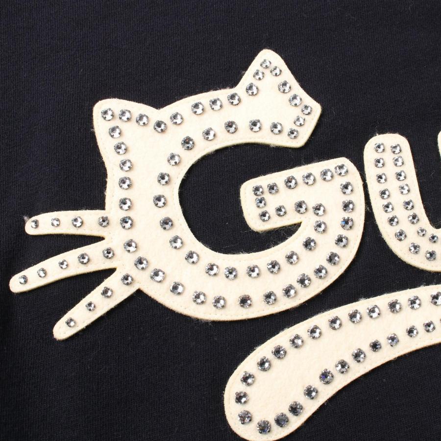 GUCCI グッチ KITTEN LOGO ブランドオフ コットン スウェット GUCCI グッチ KITTEN LOGO ブランドオフ コットン スウェット