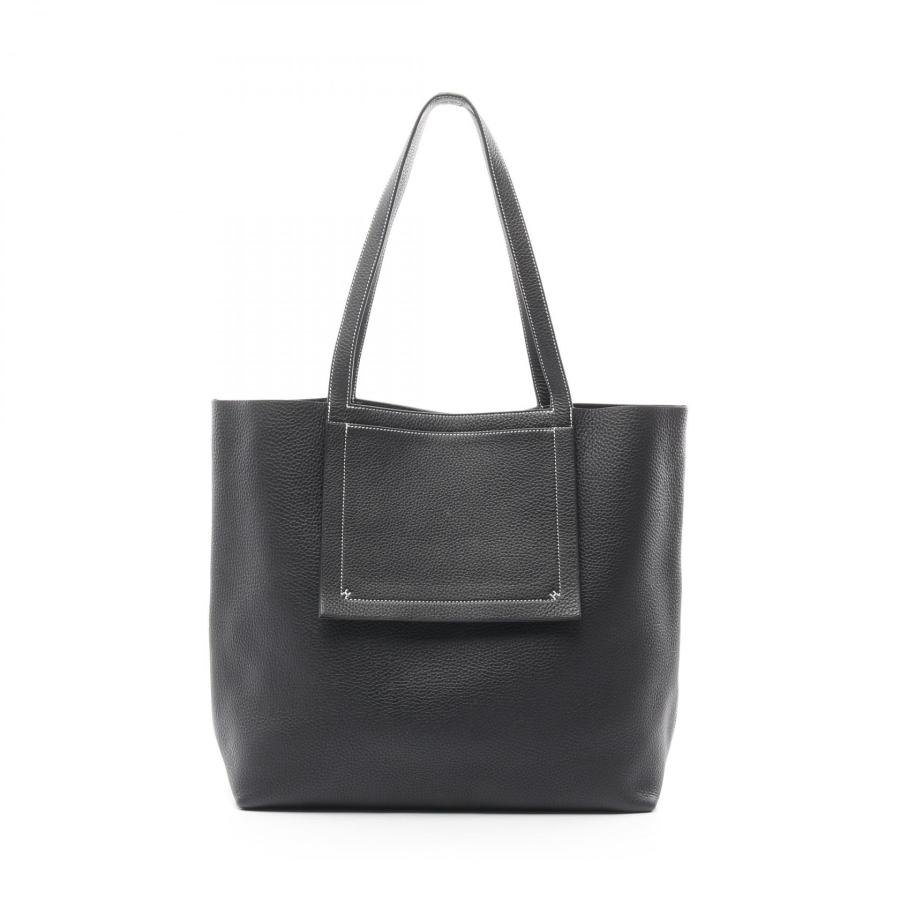 エルメス HERMES カバセリエ46 トートバッグ バッグ レザー トリヨンクレマンス トリヨンクレマンス レディース ネイビー系 【中古】 HERMES（エルメス） カバセリエ46 ブランドオフ レザー トートバッグ