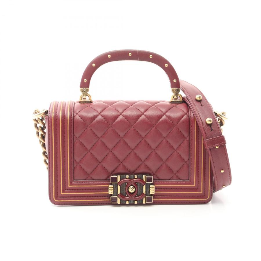 CHANEL シャネル ボーイシャネル トップハンドル フラップバッグ CHANEL シャネル ボーイシャネル トップハンドル フラップバッグ