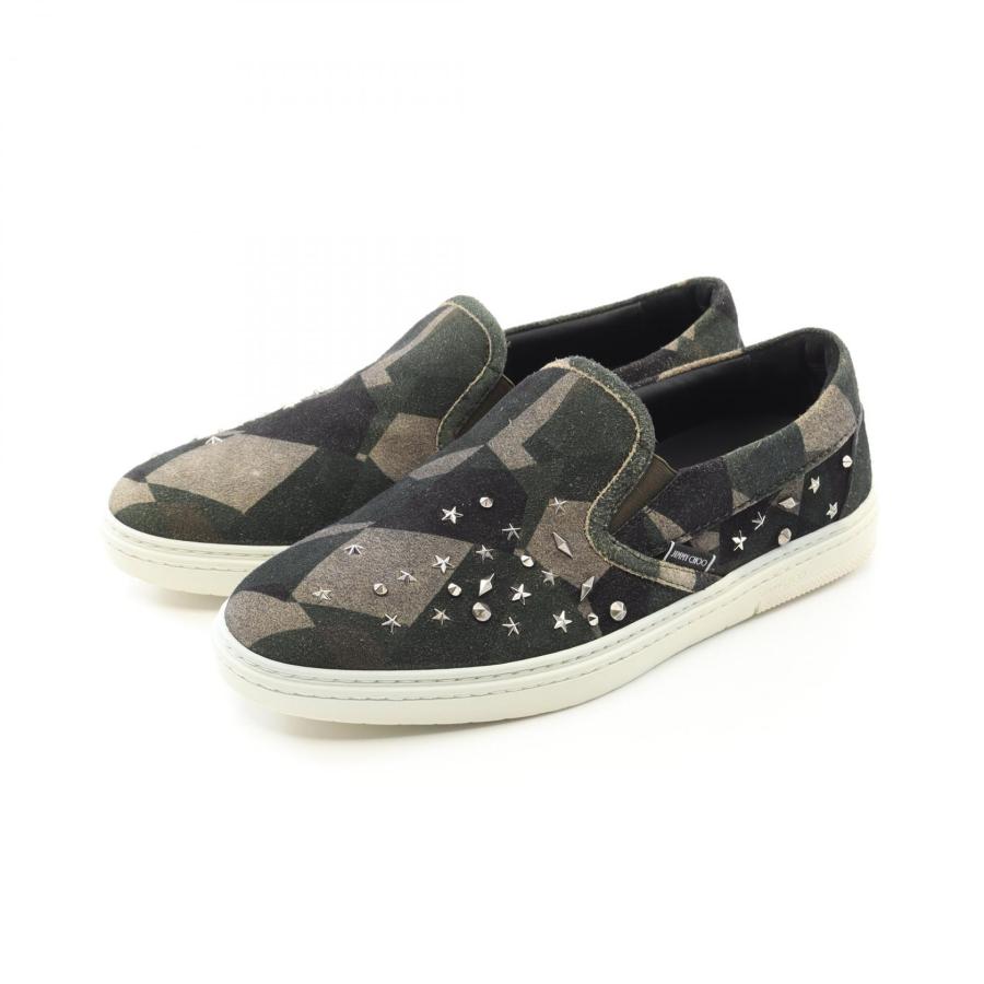 ジミーチュウ ブランドオフ JIMMY CHOO スウェード スリッポン 中古 