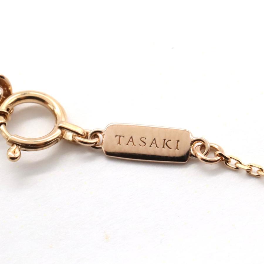 タサキ バランス ノート ネックレス アコヤパール ダイヤ ブランドオフ