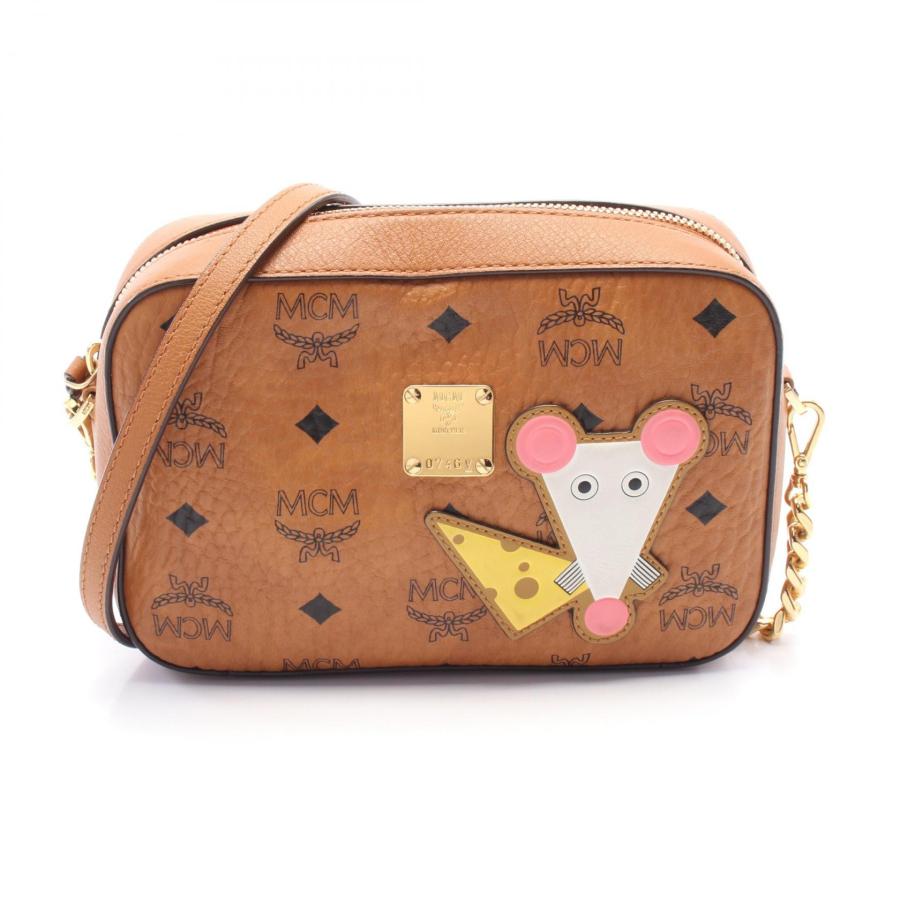 MCM エム・シー・エム ヴィセトス カメラバッグ ブランドオフ レザー 