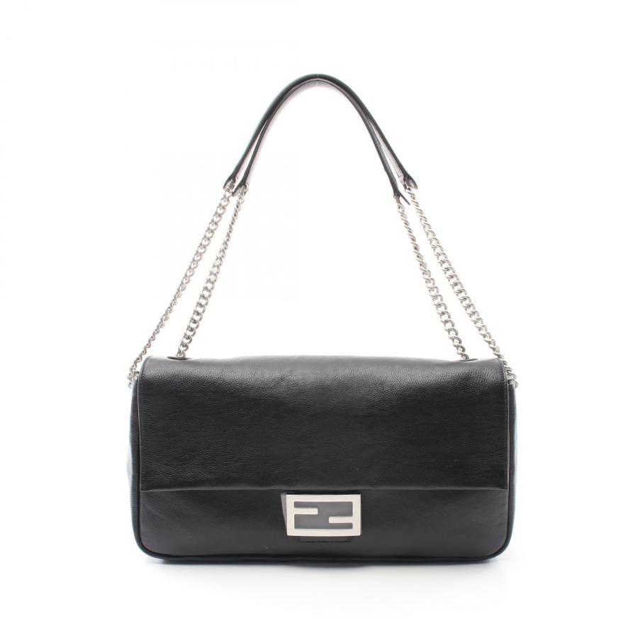 FENDI（フェンディ） バゲット チェーン ラージ ブランドオフ レザー