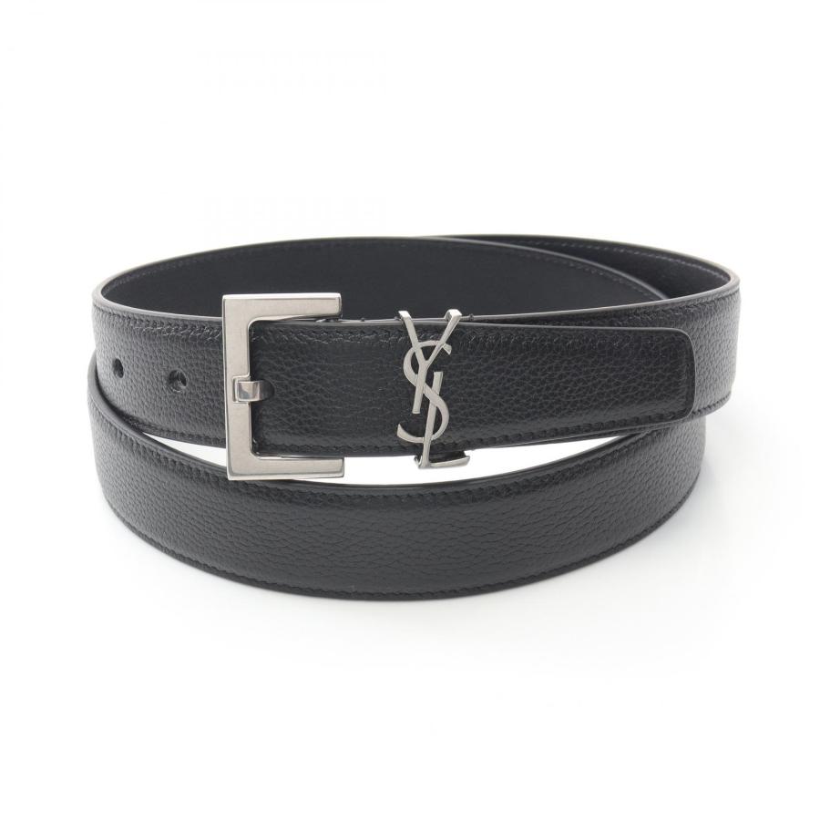 【箱付】サンローラン カサンドラ ベルト BLACK 定価8.6万 カサンドラ ベルト（グレインラムスキン） ブラック | Saint Laurent