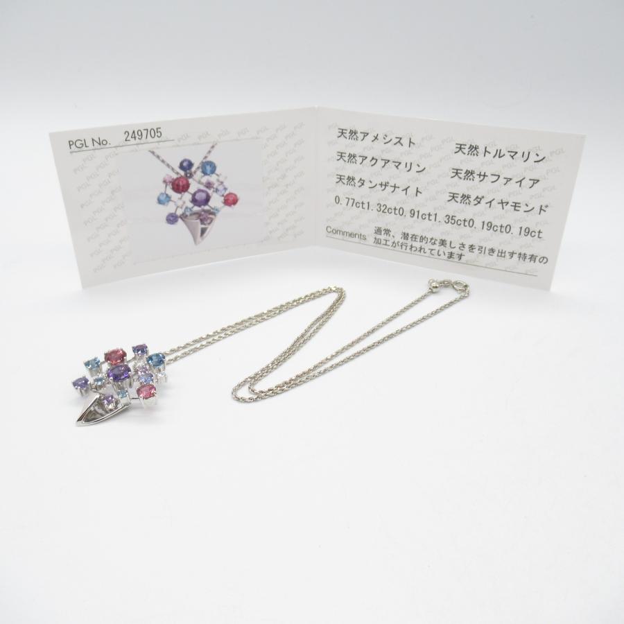 ジュエリー 木内賢治 マルチ ネックレス ブランドオフ JEWELRY K18WG 