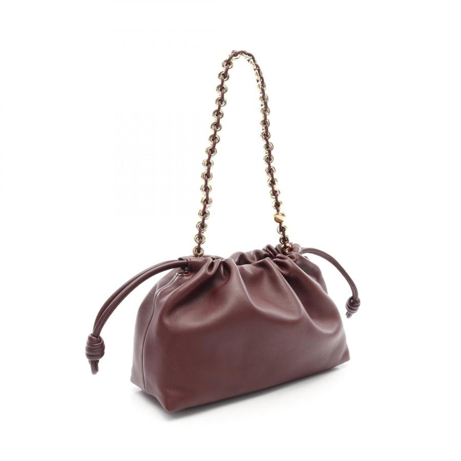 LOEWE フラメンコ パース バーントレッド ショルダーバッグ ミディアム ロエベ LOEWE フラメンコパース ミディアム ショルダーバッグ (LOEWE