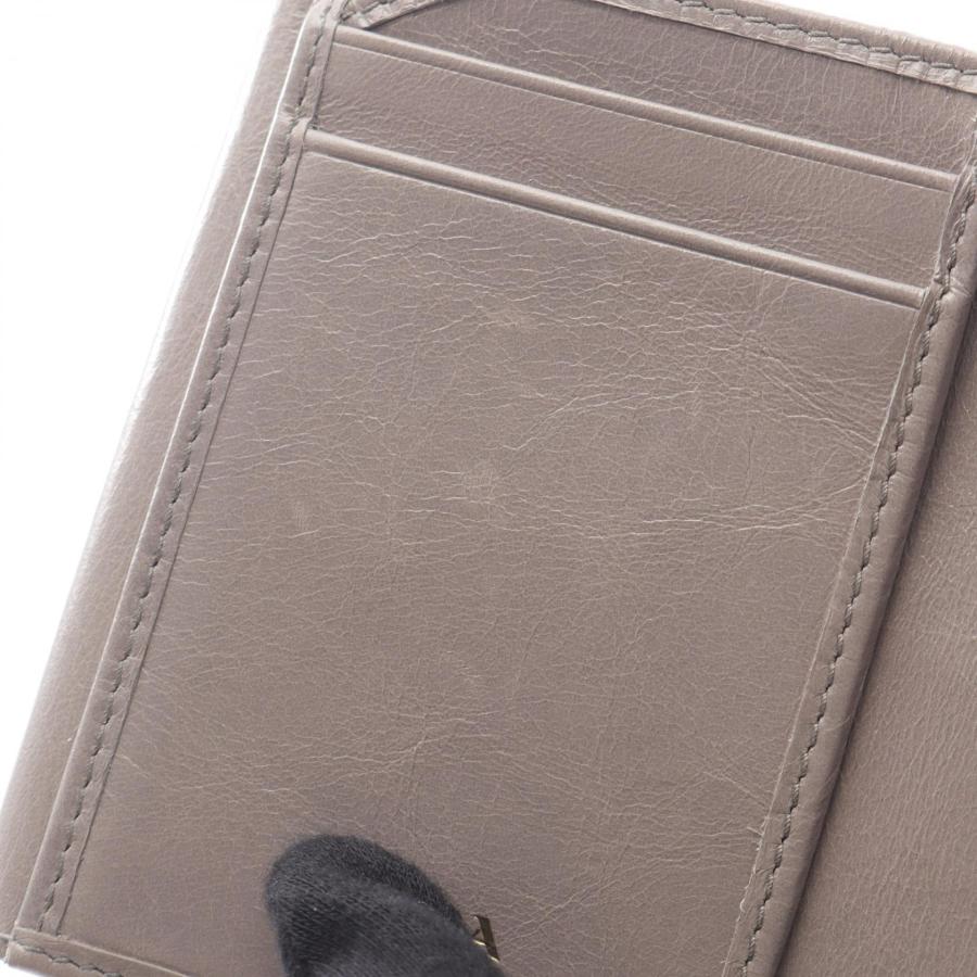 PRADA（プラダ） SOFT LUX ブランドオフ レザー 三つ折り長財布 ソフト