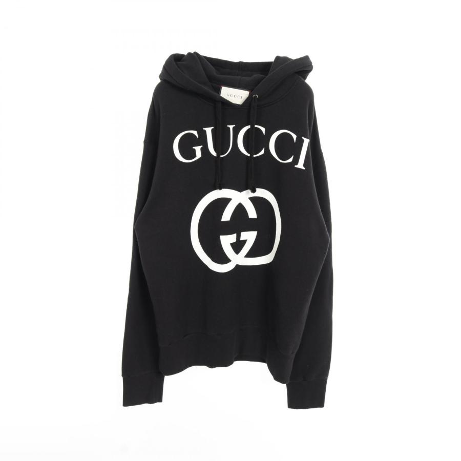 GUCCI（グッチ） インターロッキングG ブランドオフ コットン パーカー 