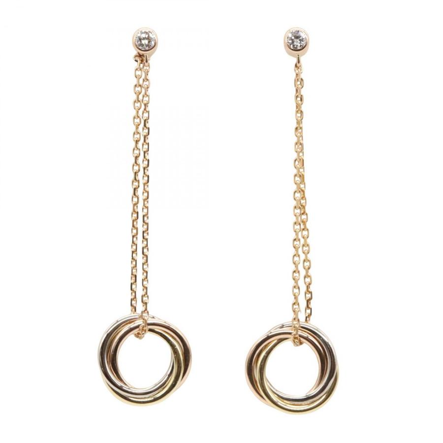 Cartier（カルティエ） トリニティ ピアス ブランドオフ CARTIER K18