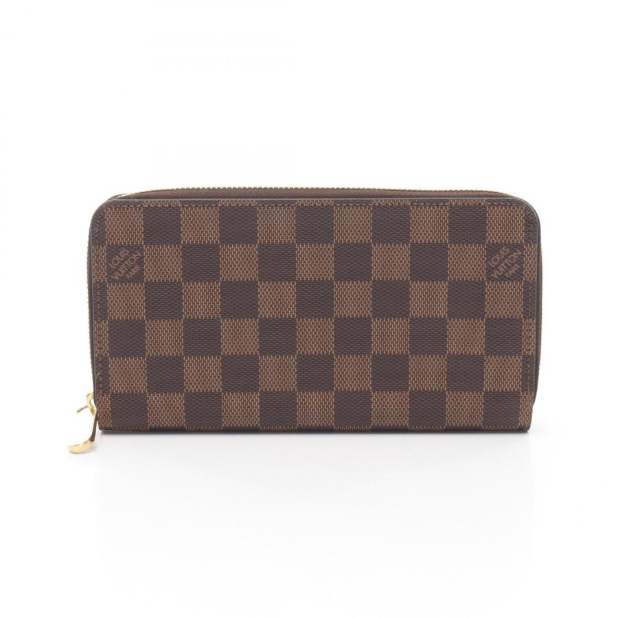 美品✨️ルイヴィトン　ダミエ　アズール　ジッピ－ウォレット　ローズバレリーヌ LOUIS VUITTON ルイヴィトン ダミエ・アズール ピンク ローズパパイア