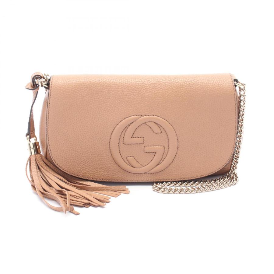 GUCCI グッチ/ソーホーインターロッキングショルダー/308364/520***/Aランク/77【中古】 GUCCI（グッチ） ソーホー インターロッキングG タッセル 斜め掛け