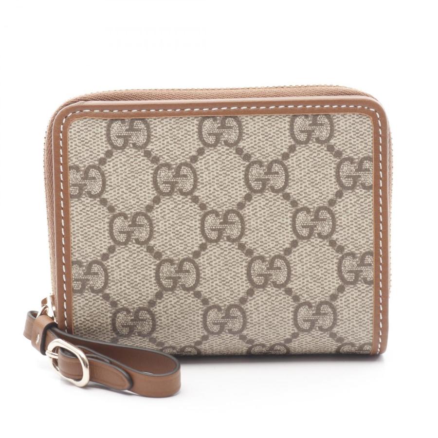 GUCCI（グッチ） GGエンブレム ジップ ミニ ウォレット ブランドオフ