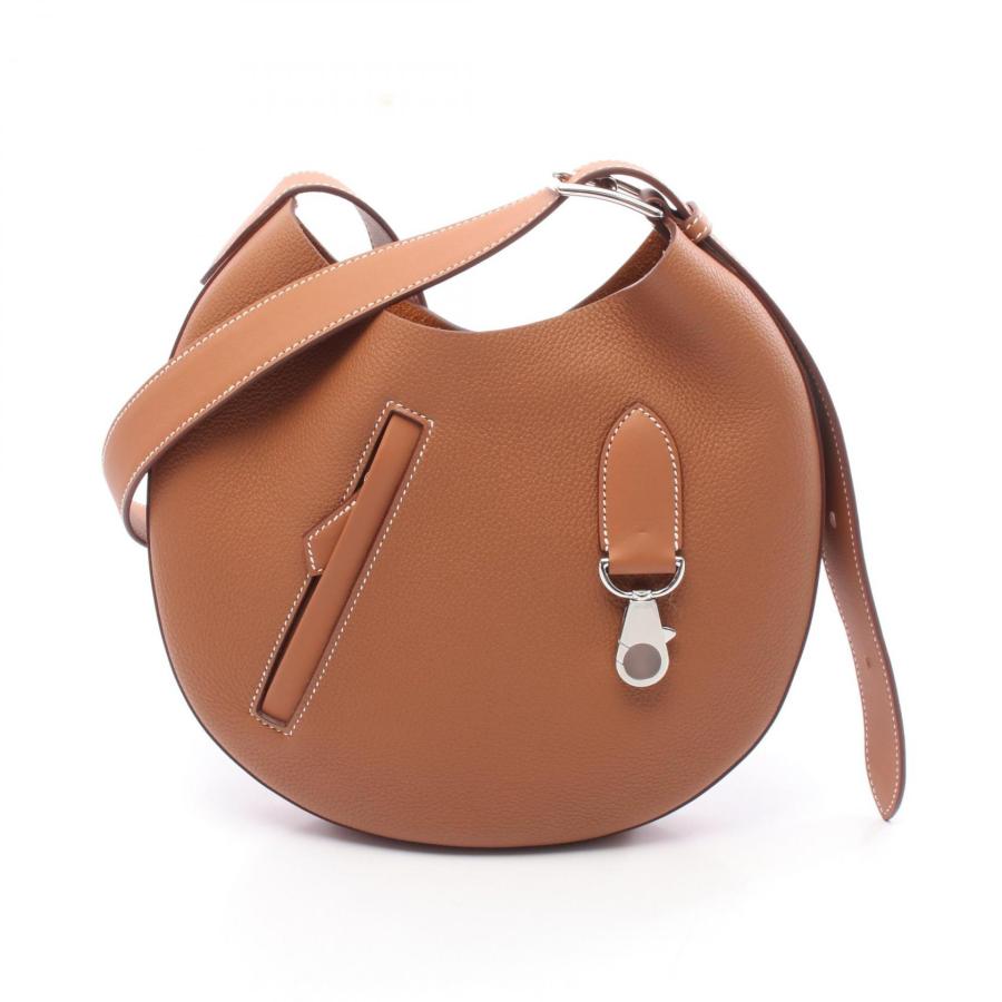 中古 エルメス HERMES レディース ショルダーバッグ ナチュラルサブレ トゴ エルメス HERMES ケリー用 ストラップ ナチュラルサブレ GD金具