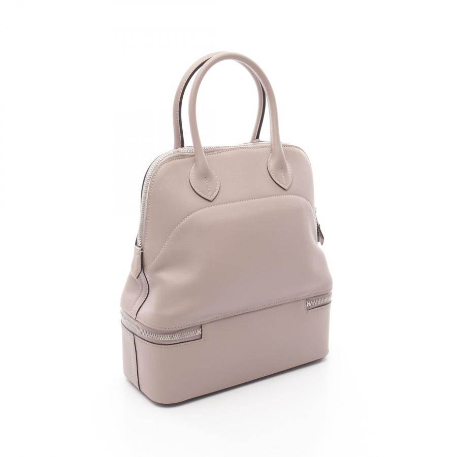 HERMES ボリード グレー レザーハンドバッグ HERMES（エルメス） ボリードスクレ ブランドオフ レザー ハンドバッグ