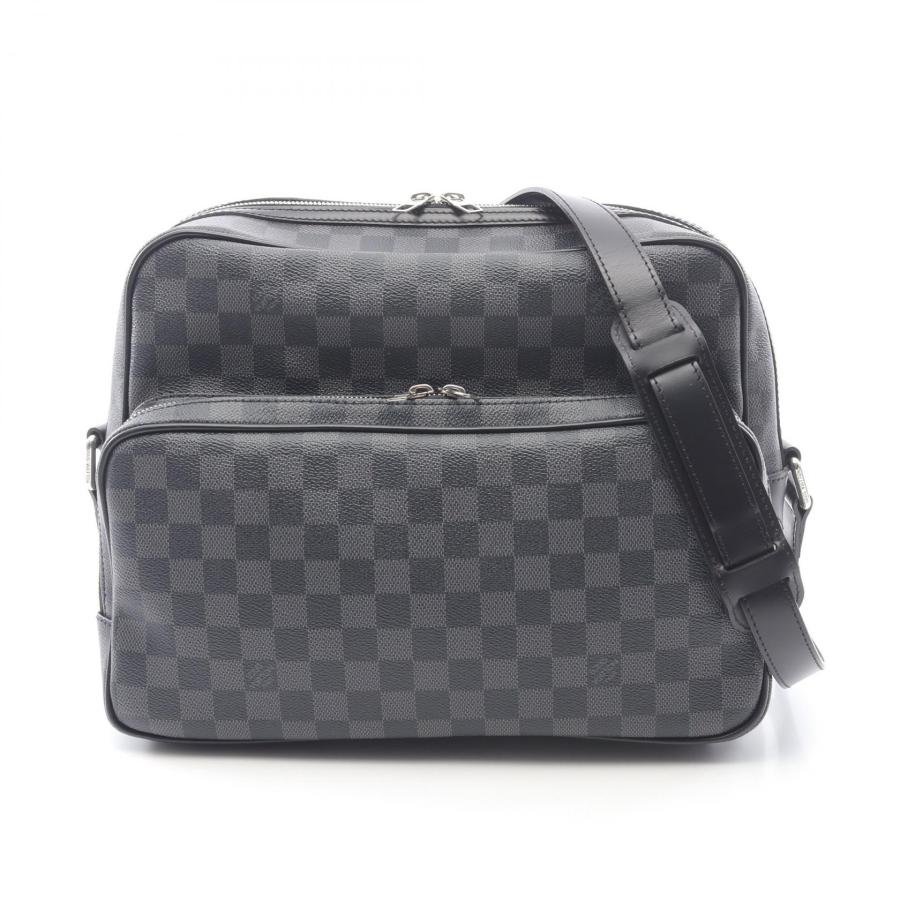 ルイヴィトン イオ ショルダーバッグ ダミエ ブラック 大容量 クロスボディ 黒 LOUIS VUITTON（ルイ・ヴィトン） イオ ブランドオフ ショルダーバッグ
