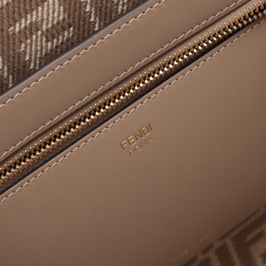 FENDI（フェンディ） LARGE ROLL ブランドオフ キャンバス トート