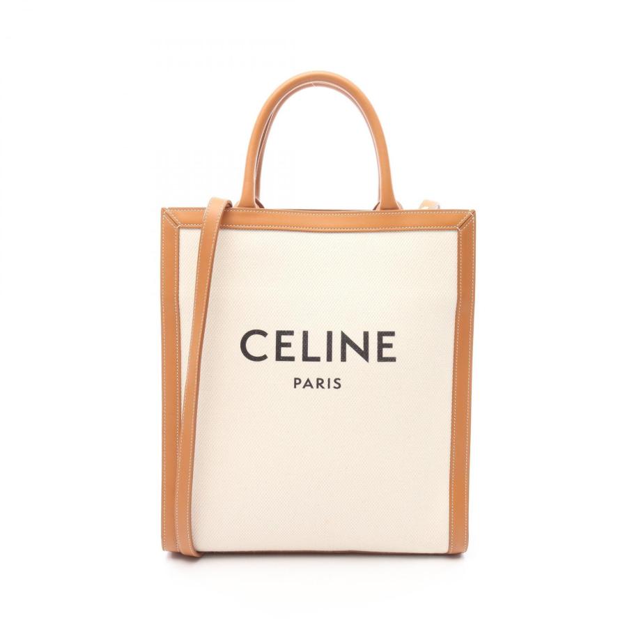 【やん】CELINE キャンバストート　バーティカルカバ トートバッグ CELINE（セリーヌ） スモール バーティカル カバ ブランドオフ