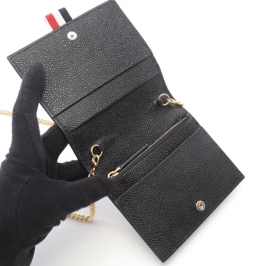 トムブラウン ブランドオフ THOM BROWNE レザー カードケース