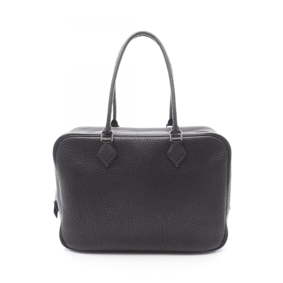 HERMES ブラックレザー ハンドバッグ HERMES (エルメス) ケリー32 ノワール レザー ハンド ショルダーバッグ