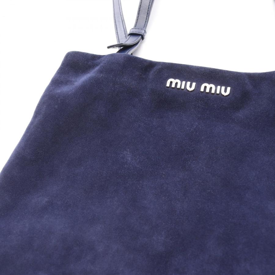 ミュウ ブランドオフ Miu スウェード ショルダーバッグ スエード 中古