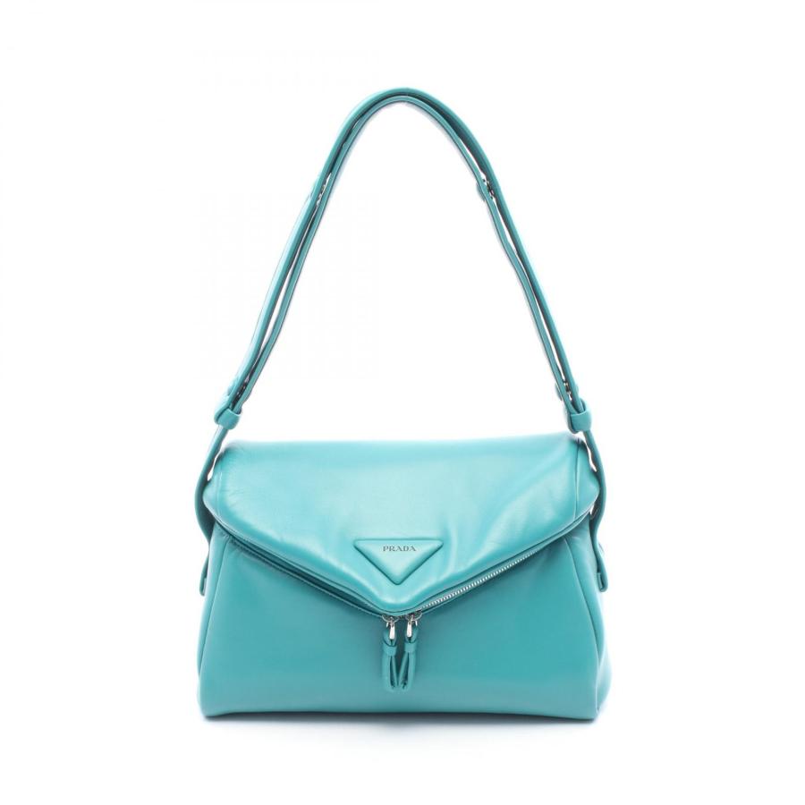 PRADA（プラダ） シニョー ブランドオフ レザー ショルダーバッグ パ