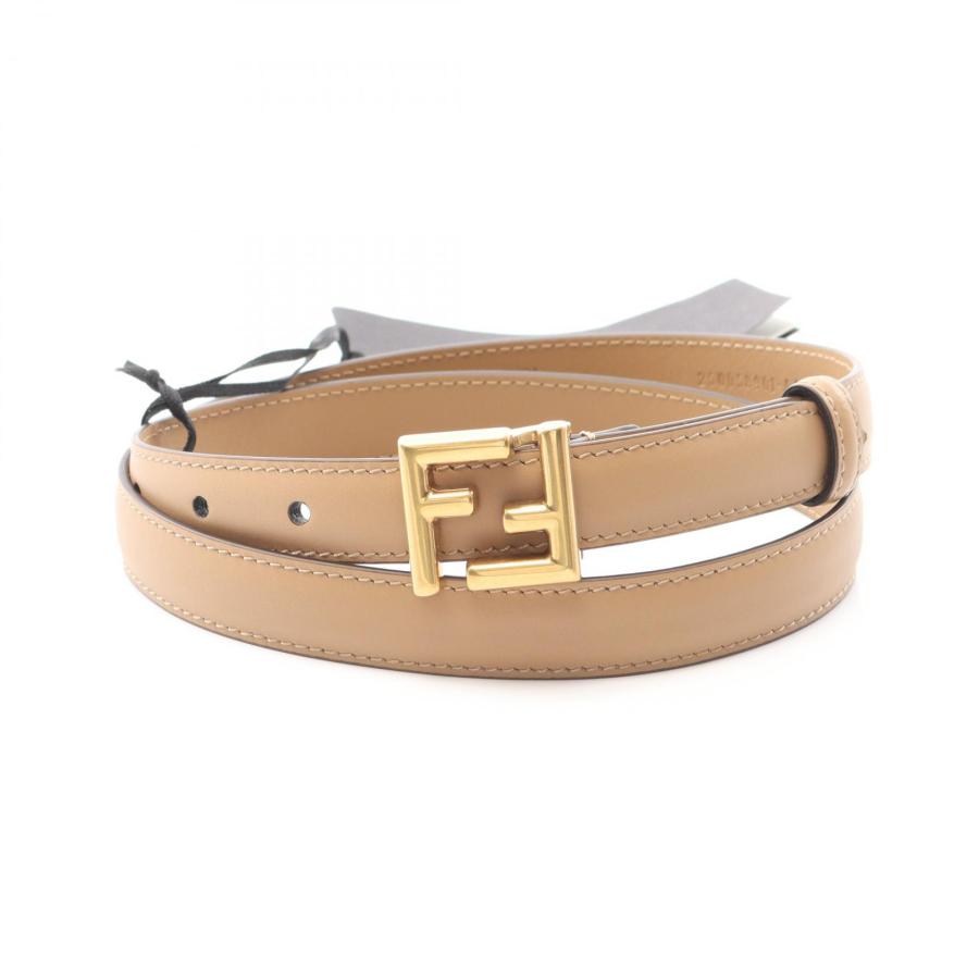 FENDI FFロゴ レザーベルト FENDI（フェンディ） FFロゴ ブランドオフ レザー ベルト レザー