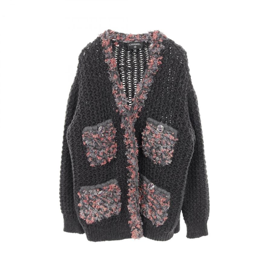 カーディガン カシミヤ シャネル CHANEL 現行モデル 極美品 ココマーク ココマーク アイコン ニット カーディガン シャネル CHANEL 2022年秋冬 トップス