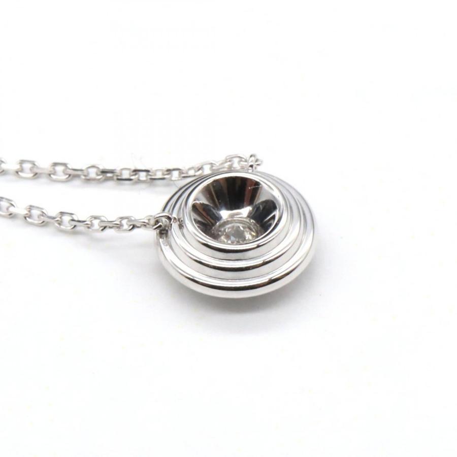 カルティエ ダムール ネックレス パヴェダイヤ ブランドオフ CARTIER K18WG（ホワイトゴールド） ネックレス 75_3