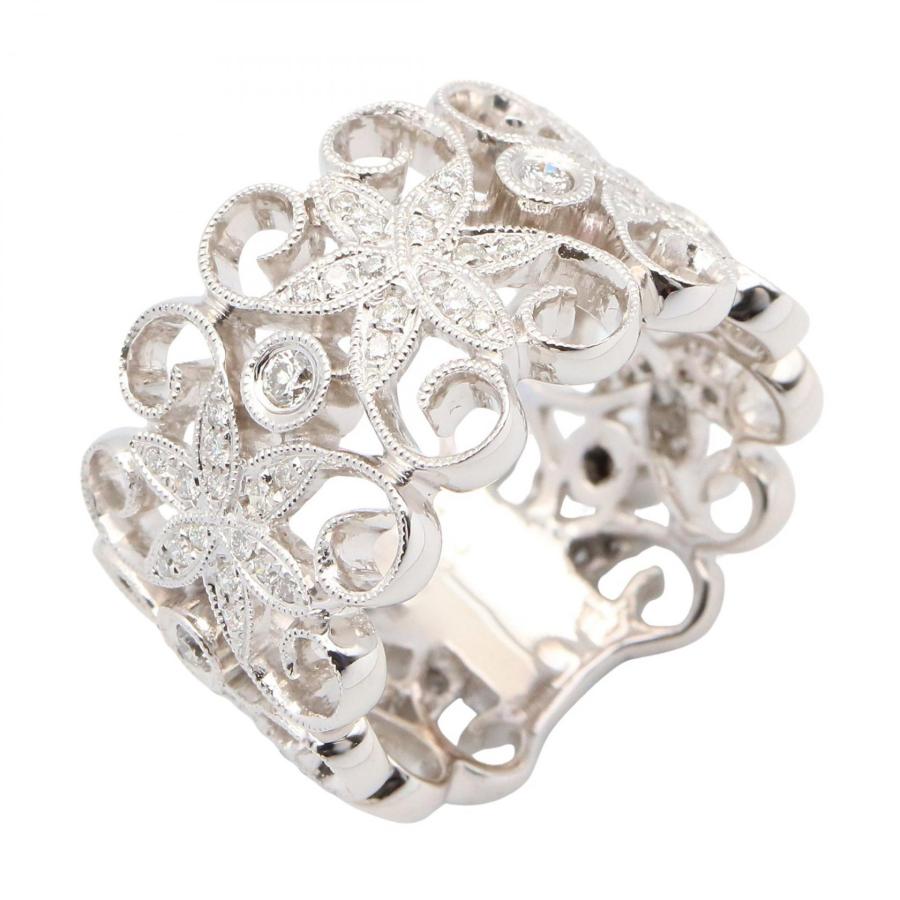 ジュエリー ダイヤ リング ブランドオフ JEWELRY K18WG（ホワイト 