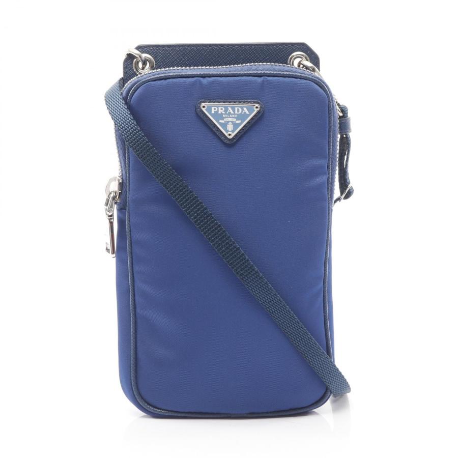 PRADA / プラダ ■クロスボディ　ショルダーバッグ　ナイロン　ブルー ブランド【バッグ/バック/BAG/鞄/カバン】 【中古】 PRADA（プラダ） TESSUTO ブランドオフ ナイロン ショルダーバッグ
