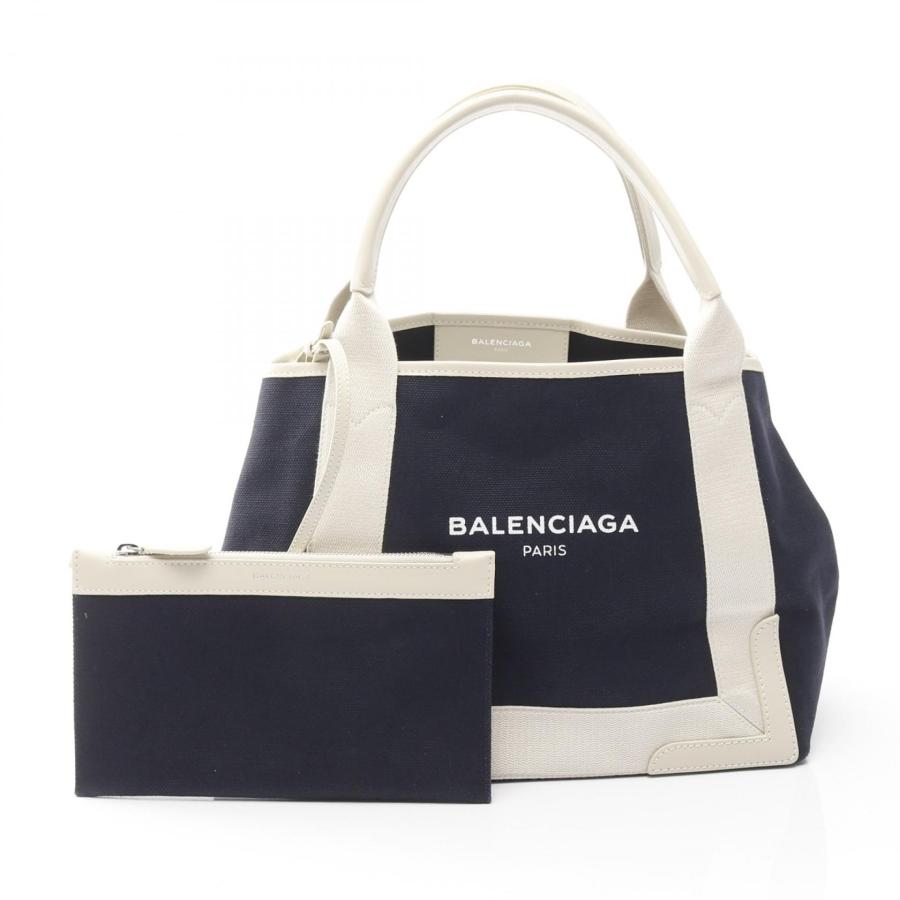 BALENCIAGA トートバッグ ネイビーカバスS BALENCIAGA（バレンシアガ） NAVY CABAS S ネイビーカバ ブランドオフ
