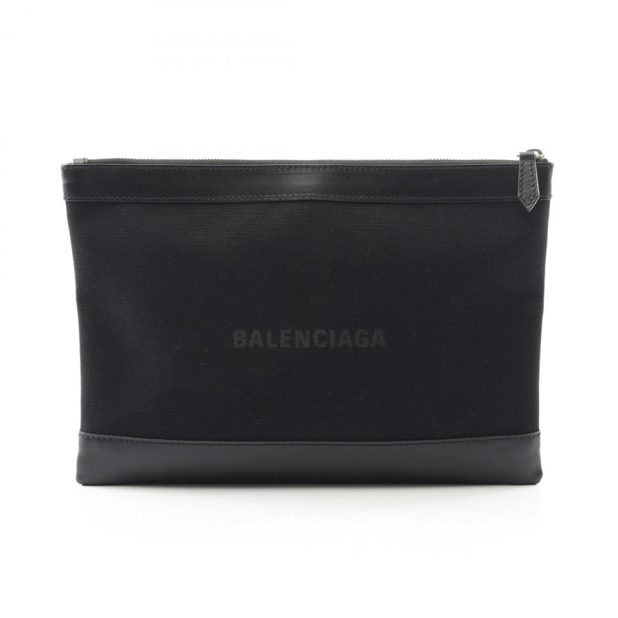 バレンシアガ balenciaga クラッチバッグ idea by sosu購入 BALENCIAGA（バレンシアガ） 爆買 ネイビークリップ M ブランドオフ
