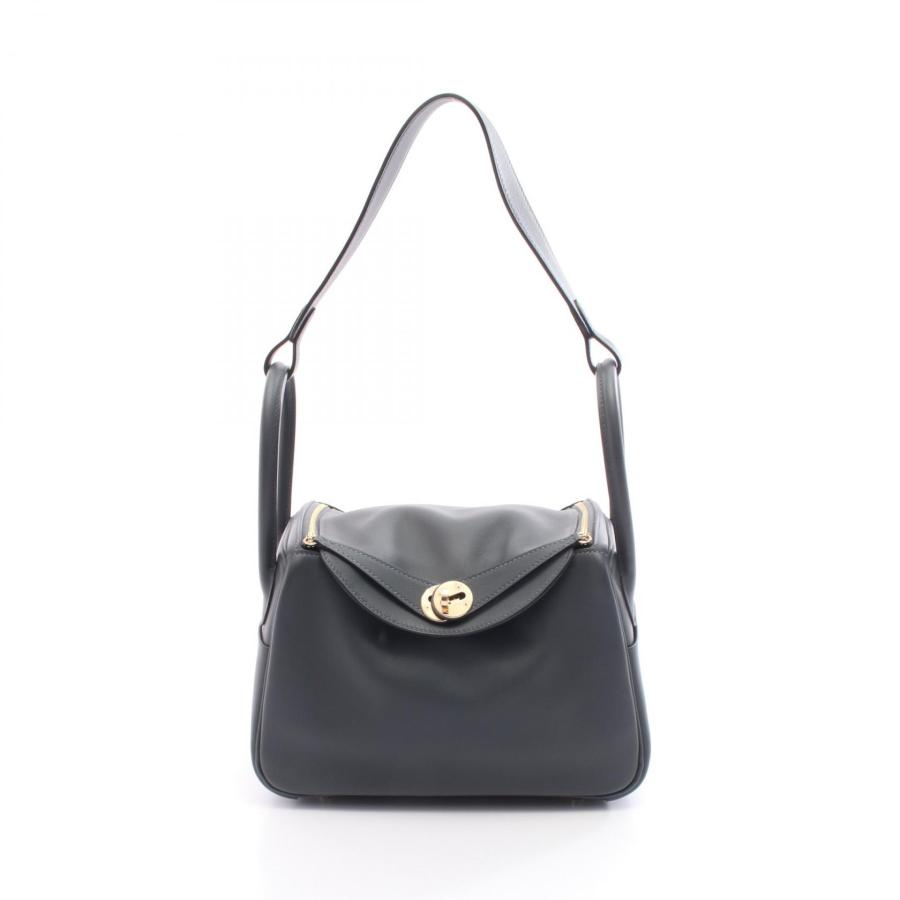 エルメス HERMES リンディ26 ヴェルソ グリミスティ ショルダーバッグ バッグ ヴォースイフト ヴォースイフト レディース グレー系 / ブラック系 【中古】 HERMES（エルメス） リンディ26 ヴェルソ グリミスティ ブランドオフ