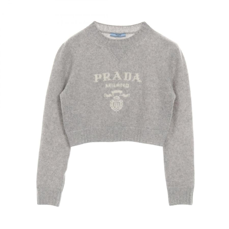 PRADA（プラダ） ロゴ ブランドオフ カシミヤ ニット 中古 レディース