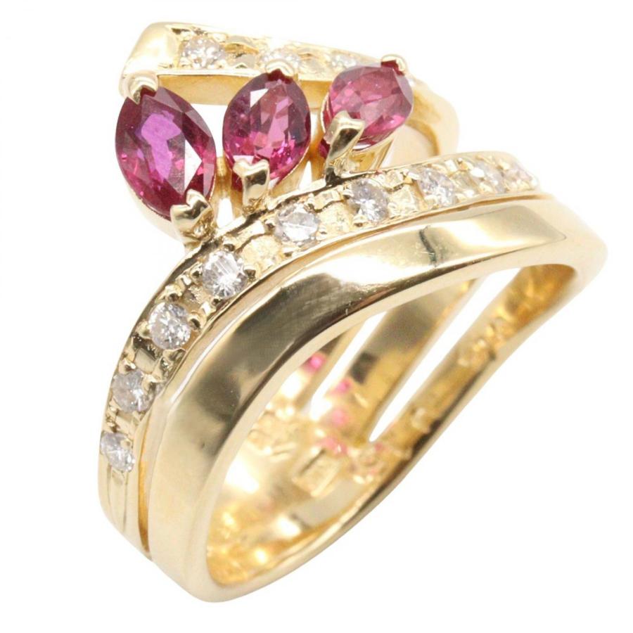 ジュエリー 翁淳 リング ブランドオフ JEWELRY K18（イエロー