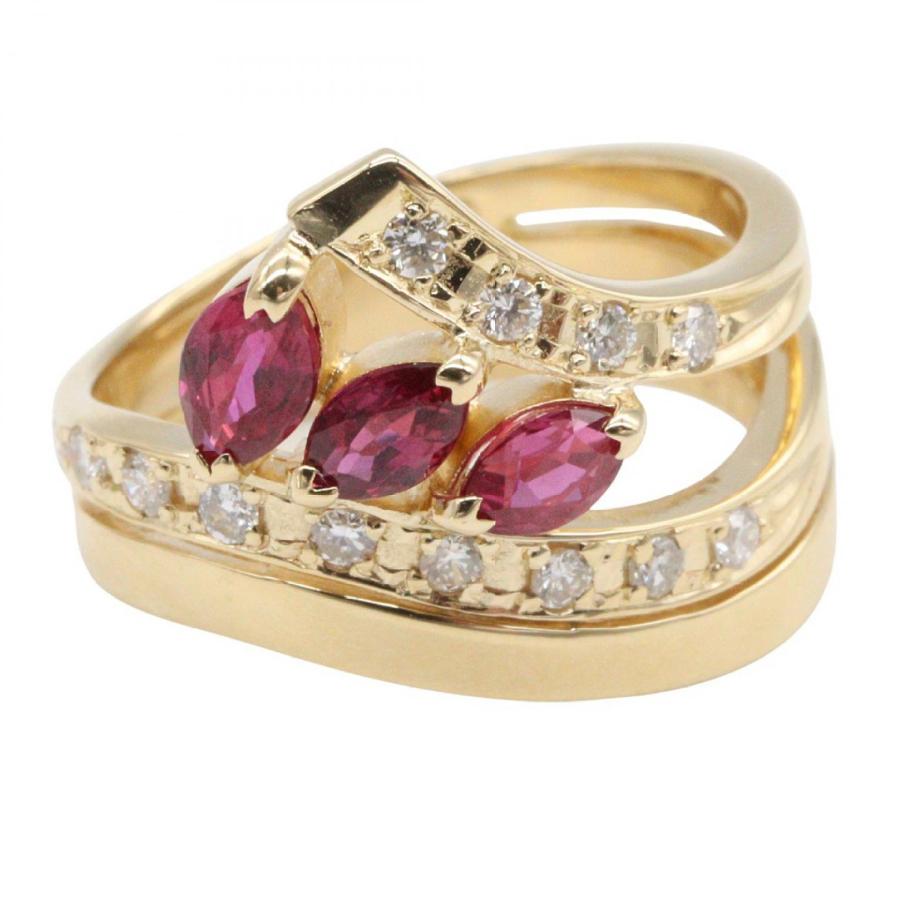 ジュエリー 翁淳 リング ブランドオフ JEWELRY K18（イエローゴールド