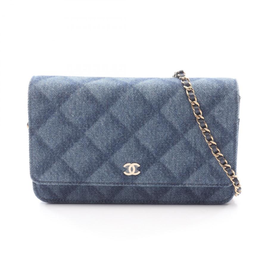 本日限定価格　CHANEL キルティング ショルダーバッグ　マトラッセ デニム CHANEL シャネル マトラッセ ブランドオフ デニム ショルダーバッグ