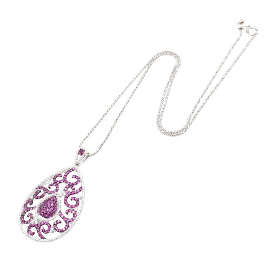 ジュエリー ルビー ダイヤモンド ネックレス ブランドオフ JEWELRY 