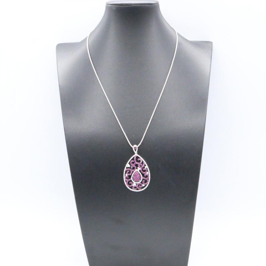 ジュエリー ルビー ダイヤモンド ネックレス ブランドオフ JEWELRY 