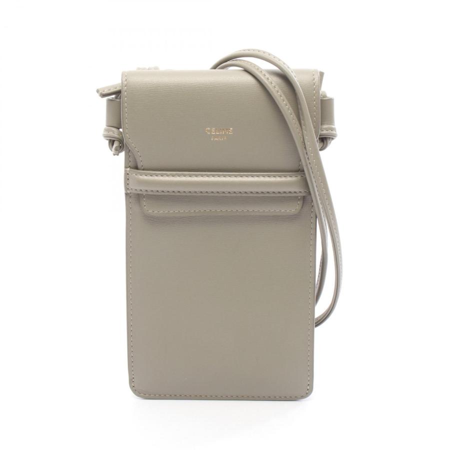 CELINE（セリーヌ） フォンポーチ ブランドオフ レザー ショルダー 