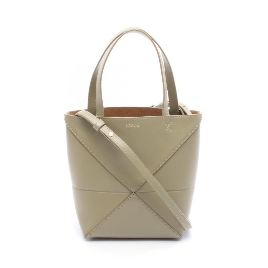 LOEWE（ロエベ） パズルフォルド ミニ ブランドオフ レザー