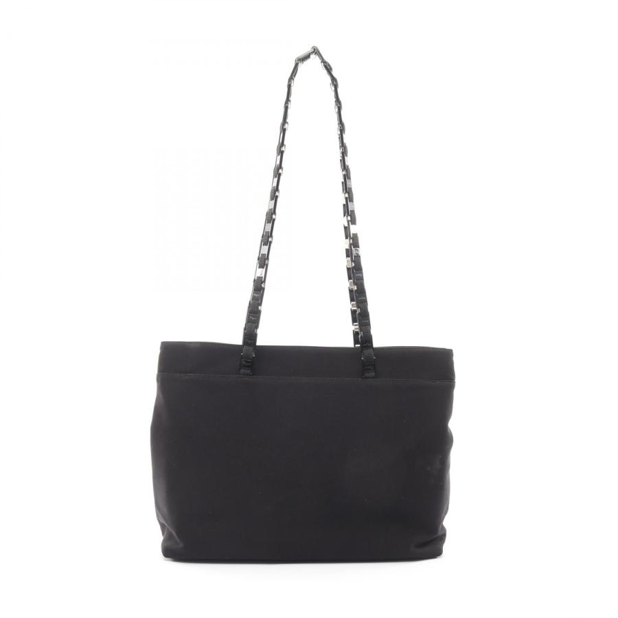 フェラガモ　ナイロン　ロゴ入りチェーン　バッグ　ブラック サルヴァトーレフェラガモ ヴァラ ブランドオフ Salvatore Ferragamo