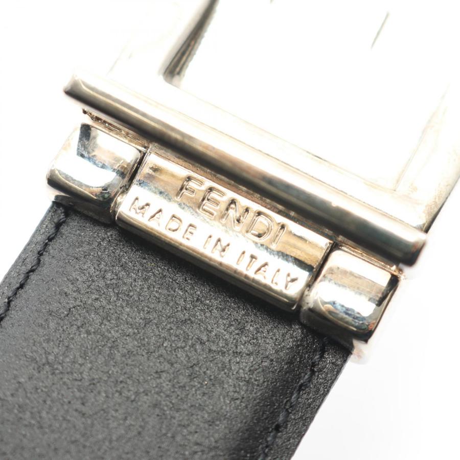 FENDI（フェンディ） FFロゴ ブランドオフ レザー ベルト 中古 メンズ