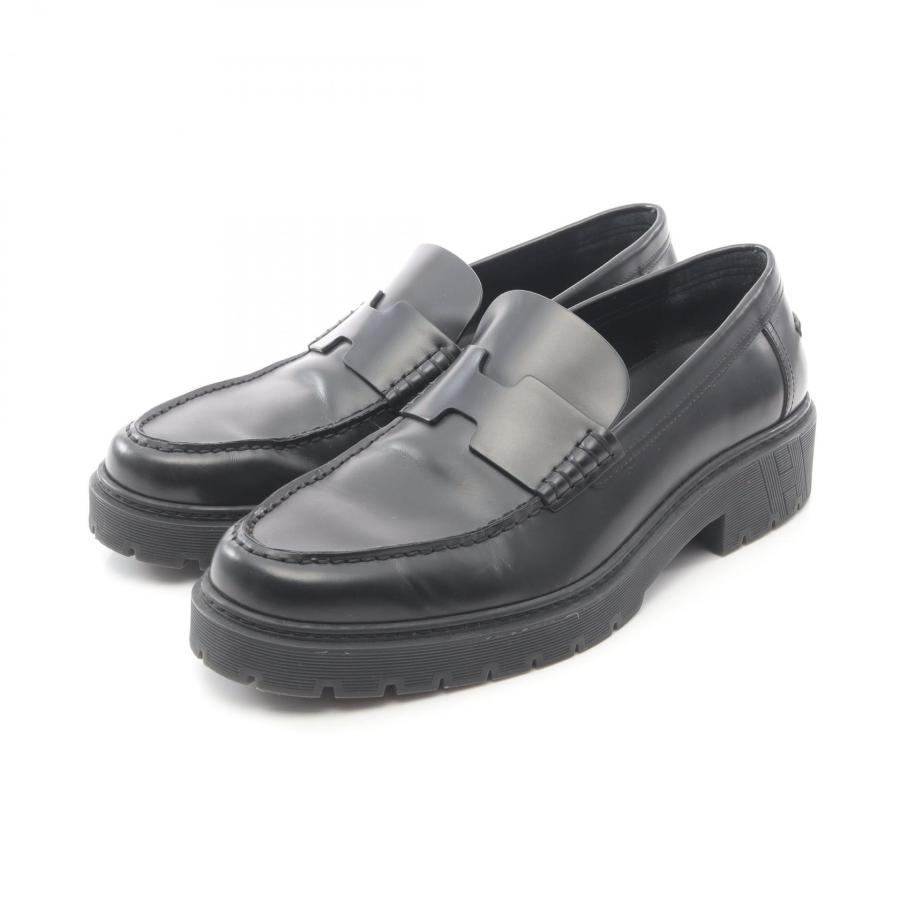 <HERMES>エルメス レザーローファー・革靴 HERMES（エルメス） ブランドオフ レザー ローファー 中古 メンズ