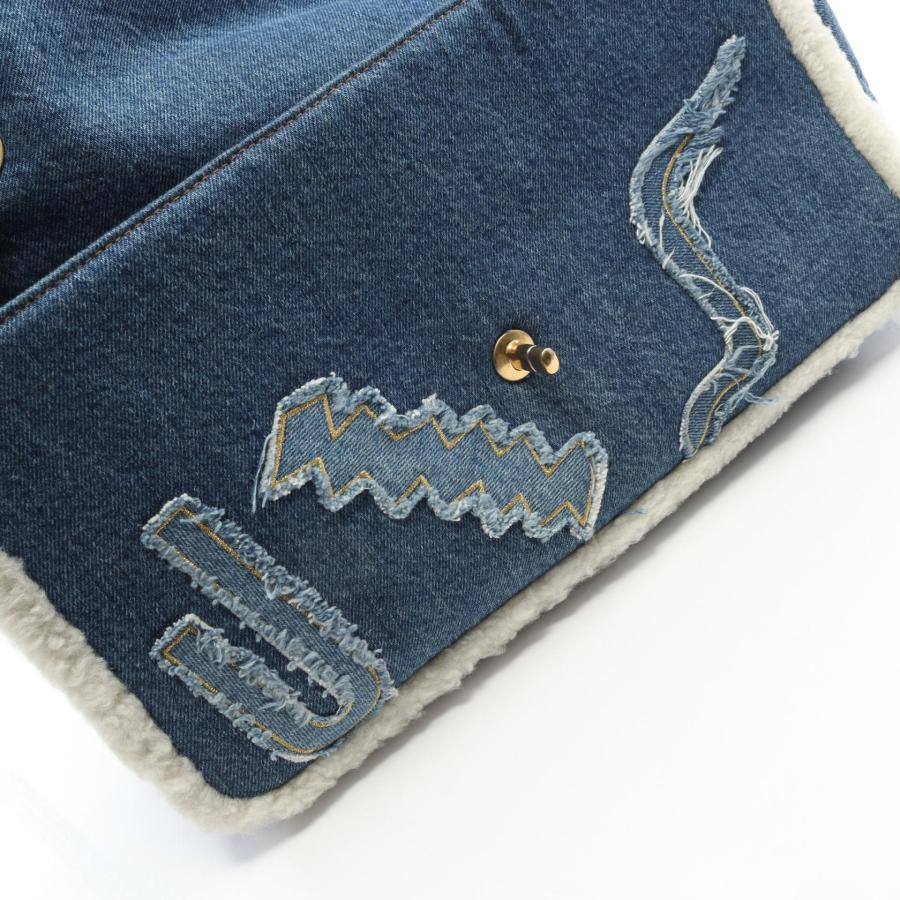 希少 CHANEL シャネル ノベルティ デニム ツイード 刺繍 2yayバッグ CHANEL（シャネル） エジプトライン ブランドオフ デニム ショルダー
