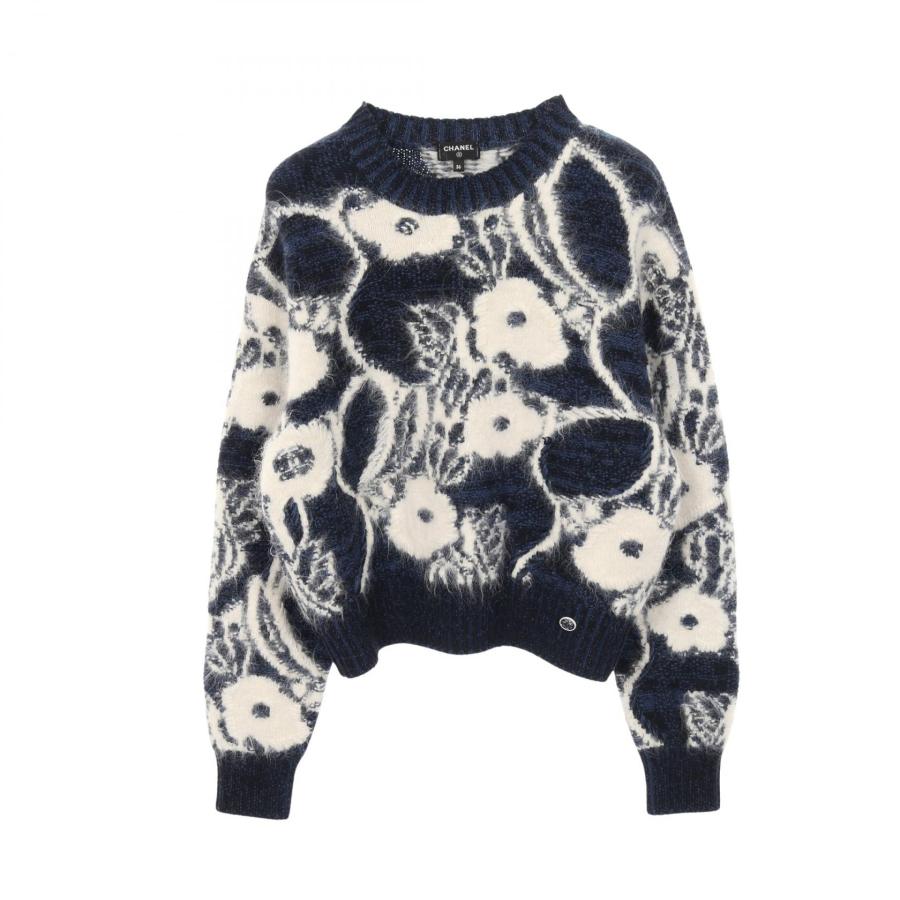 シャネル CHANEL ココボタン ニット カットソー カシミヤ【中古】 CHANEL（シャネル） ココマークボタン ブランドオフ カシミヤ ニット