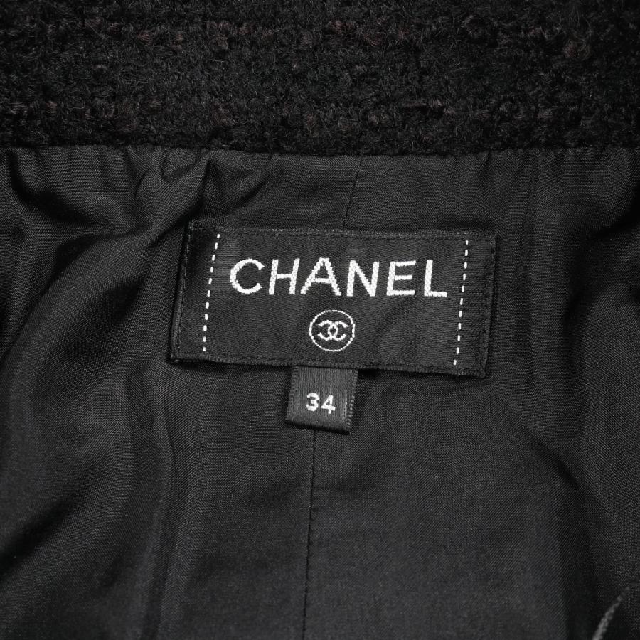 シャネル ココマークボタン ツイード ブランドオフ CHANEL ウール スカート 中古 レディース_2