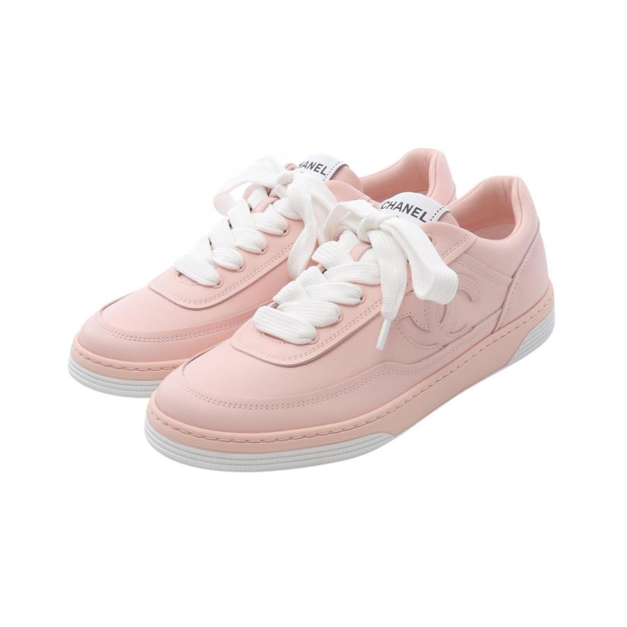 CHANEL（シャネル） ココマーク ブランドオフ レザー スニーカー 中古