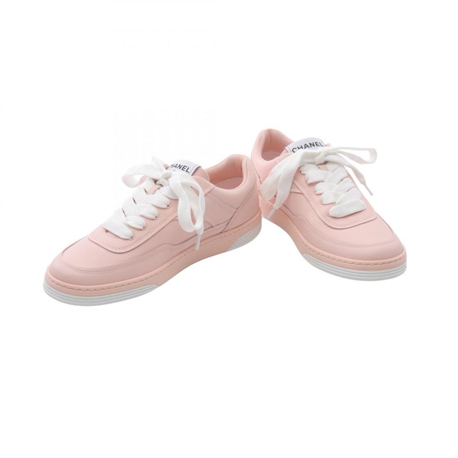 CHANEL（シャネル） ココマーク ブランドオフ レザー スニーカー 中古